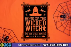 Home of the wicked witch and her little monsters SVG, Product Image 4