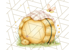Pastel Farm Nursery PNG Clipart, Baby Animals And Elements Product Image 2