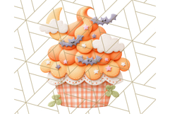 Kawaii Halloween Clipart Cute Kids and Candy Elements Png Product Image 2