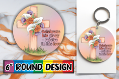 Cheerful Circle Keychain Magic, Cross Product Image 1