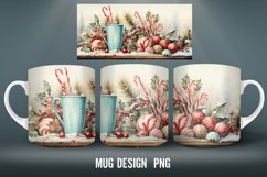 Coffee Christmas Mug Wrap Sublimation Designs|Mug Wrap Product Image 2
