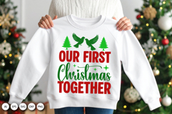 Our First Christmas Together SVG - Romantic Holiday Design Product Image 2