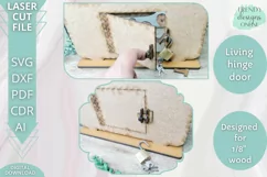 Bear Money Box svg, Coin Bank svg, Glowforge laser svg Product Image 3