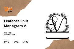 Leafenca Split Monogram Product Image 1