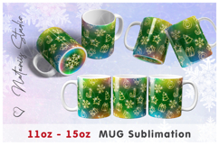 Bright Christmas Mug Design - 11oz-15oz Bottom Coffee Mug Product Image 2