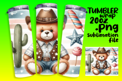 CLASSY PNG Tumbler Design 20oz , Teddy Bear Product Image 1