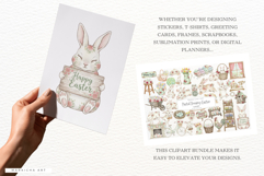 Pastel Green Easter Clipart Product Image 4