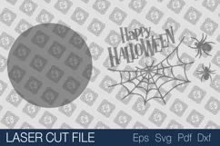 Happy Halloween Sign. Halloween Door Hanger. SVG Product Image 2