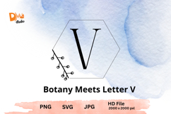 Botany Meets Letter Product Image 1