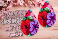 Bright Pop Art Teardrop Earring Design Graphics Product Image 1