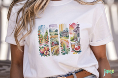 Summer 50 States Brushstroke USA Clipart Product Image 2