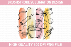 Mother&#039;s Day Brushstrokes Sublimation - Mom Brushstrokes Product Image 1