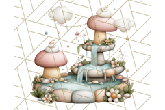 Cozy Cookie Village Clipart, Gingerbread Holiday PNG Product Image 2