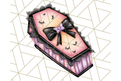 Pastel Goth Halloween PNG Clipart, Creepy Cute Art Product Image 5