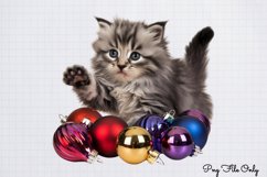 Christmas Cats Clipart PNG Product Image 1