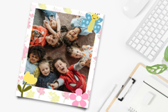 Editable Kids Polaroid Frame Canva Template | Cute Photos Product Image 2