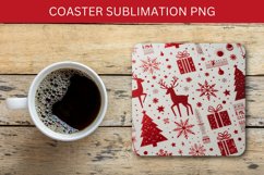 square coaster - christmas pattern Product Image 1