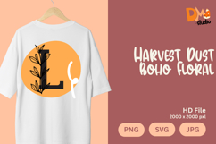 Harvest Dust Boho Floral Monogram Product Image 1