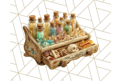 Woodland Potion Clipart Forest Apothecary Elements PNG Product Image 2