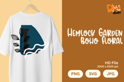 Hemlock Garden Boho Floral Monogram Product Image 1