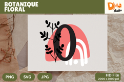 Botanique Floral Monogram Product Image 1
