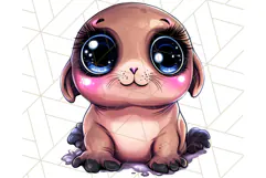 Arctic Animals Kawaii Clipart PNG, Cute Polar Creatures Art Product Image 2
