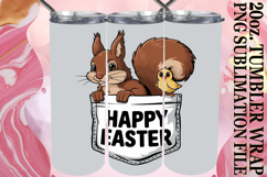 RADIANT EVENINGS 20oz TUMBLER WRAP, Easter Animals Product Image 1