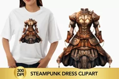 steampunk dress Clipart, steampunk dress png Product Image 1