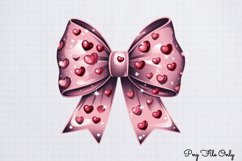Coquette Valentine Clipart PNG Product Image 1