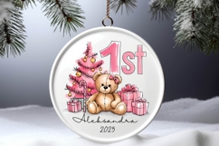 Baby&#039;s First Christmas Ornament, PNG Product Image 3