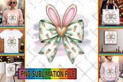 Stylish TSHIRT Sublimation Ideas, Easter Bow Product Image 1
