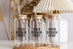 16oz Libbey Can Glass Mockup , libbey glass mockup, beer can Product Image 1