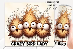 Funny bird quote Tumbler Wrap|PNG, 20 oz. Product Image 2