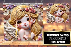 ELEGANT 20oz Tumbler Graphic for Custom Gifts , 3D Cupid Product Image 1