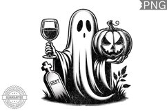 Halloween Ghost Sublimation Design - High-Quality 300 Dpi Product Image 1