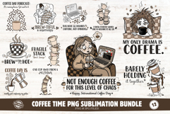Coffee Time Png Sublimation Bundle Product Image 1