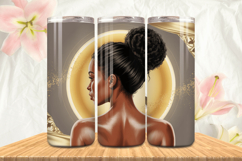 Black Girl Magic Black Woman Positive mind 20oz Tumbler wrap Product Image 1