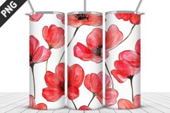 Flowers Tumbler Wrap | Sublimation Design | Tumbler PNG Product Image 1