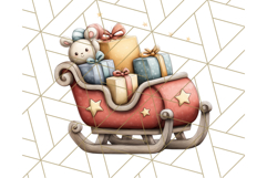 Storybook Santa &amp; Friends PNG Clipart, Christmas Png Clipart Product Image 2