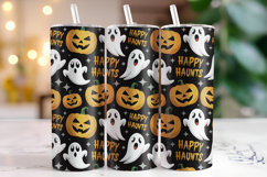 Happy Haunts Tumbler Wrap | Sublimation | Tumblers Product Image 1