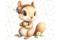 Vintage Steampunk Forest Animal PNG Clipart for Sublimation Product Image 2