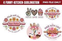 Funny Kitchen Sublimation PNG Product Image 1
