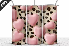 Valentines Love Skinny Tumbler PNG Wrap| Valentines Tumbler Product Image 3