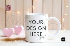 Valentine&#039;s Mug Mockup Bundle, White Coffee Mug Mockup Product Image 9