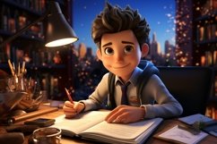 3D Character Boy Event_Planner with relevant environment Product Image 1