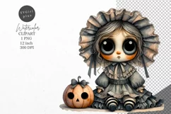 Halloween clipart, Doll clipart, Autumn clipart Product Image 1
