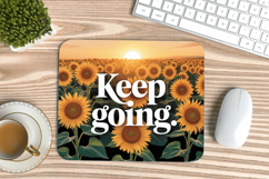 Inspirational Quotes Mouse Pad, Motivational PNG Sublimation Product Image 1