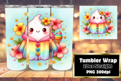 Exclusive Tumbler Design File , Cute Ghost Product Image 1