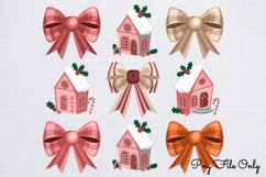 Pink Christmas Sublimation Quotes Clipart PNG Product Image 1