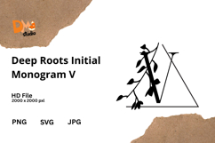 Deep Roots Initial Monogram Product Image 1